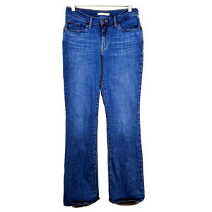 Levis Womens Classic Bootcut Jeans Mid Rise Medium Wash 5 Pocket Denim Blue 28